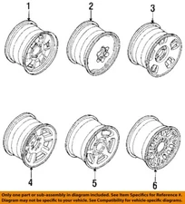 Used Wheel fits: 1999 Isuzu TROOPER 16x7 steel Grade A