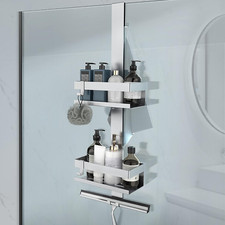 Mensola Doccia Da Appendere, Porta Bagnoschiuma Da Doccia in SUS304 Acciaio Inox