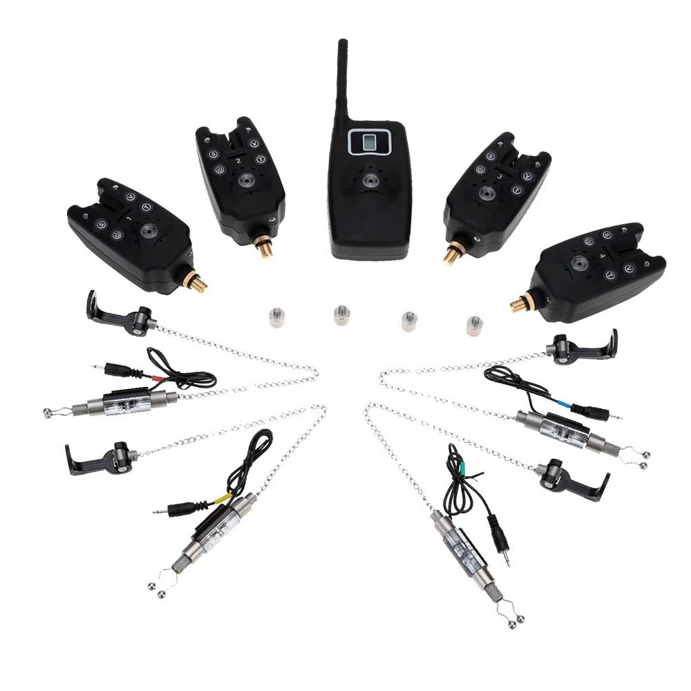 Lixada Wireless Fishing Alarm Set Digital Fishing LED Alert W/