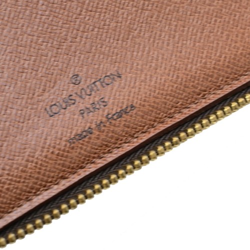LOUIS VUITTON Organizer De Voyage Wallet Monogram Leather Brown M60119 86ED166 - Picture 15 of 16