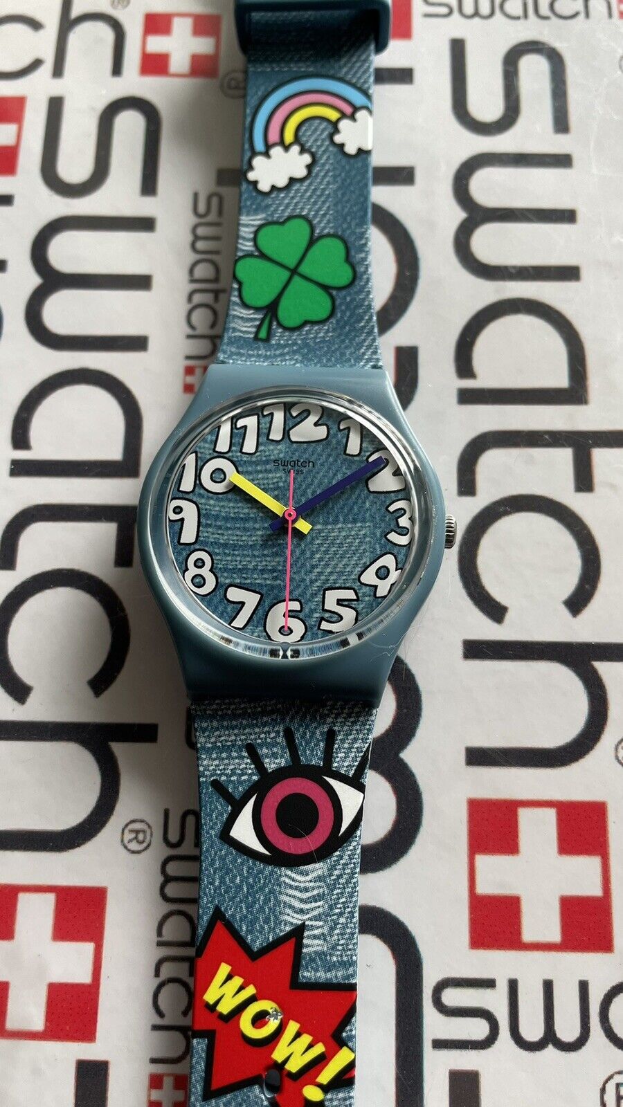 Swatch Tacoon GS155 Standard Gents 34mm Silicone Excellent Condition