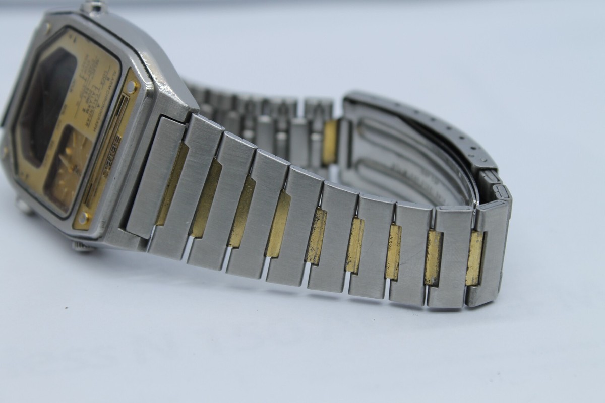 XRARE SEIKO H239-505A SPORTS 100 ANA-DIGI DUAL TIME ALARM CHRONO