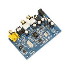 1pc ES9039Q2M I2S DSD Optical Fiber Coaxial Input Decoder Board DAC DSD512