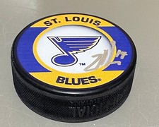 Zach Dean signed St. Louis Blues hockey puck  autographed  exact proof  #4
