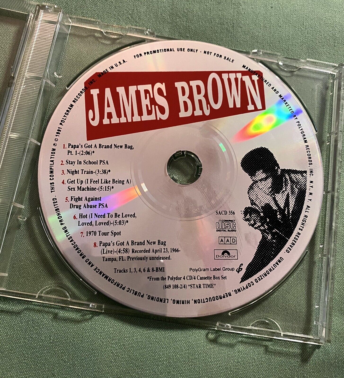 James Brown      ** PROMO CD **     Are You Ready for Star Time?