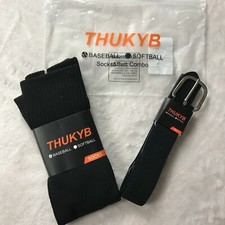 Youth Adult Baseball Softball Socks and Belt Combo Set for Boys Girls Men New