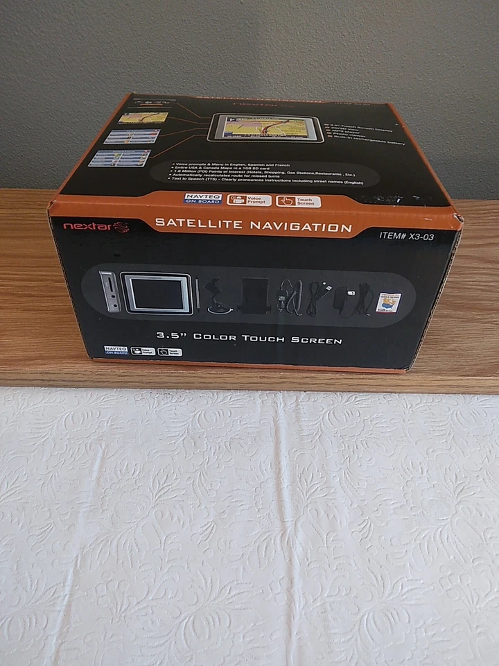 Nextar Satellite Navigation X3-03 (MP3 player, 2D/3D and more mint condition) - Image 2 of 4