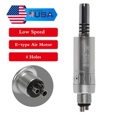 Dental E-type Air Motor 4 Hole Inner Water Slow Low Speed Handpiece fit NSK