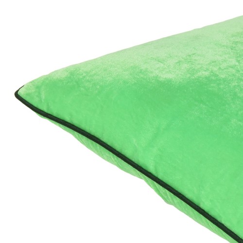 Home Decor Velvet Cushion Cover Piping Edge with Zipper Pillow Case Set of 2 - Picture 15 of 91