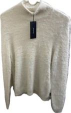 Image of Vero Moda Boo High Neck Birch Sweater Blouse Style No. 10215335 Large LS Nwt