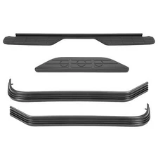 Black Rear Bumper Step Pad Left & Right Molding For Chevy & GMC C/K Series 88-00