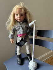 Wunderschöne Götz Puppe Hannah Rockstar blo...