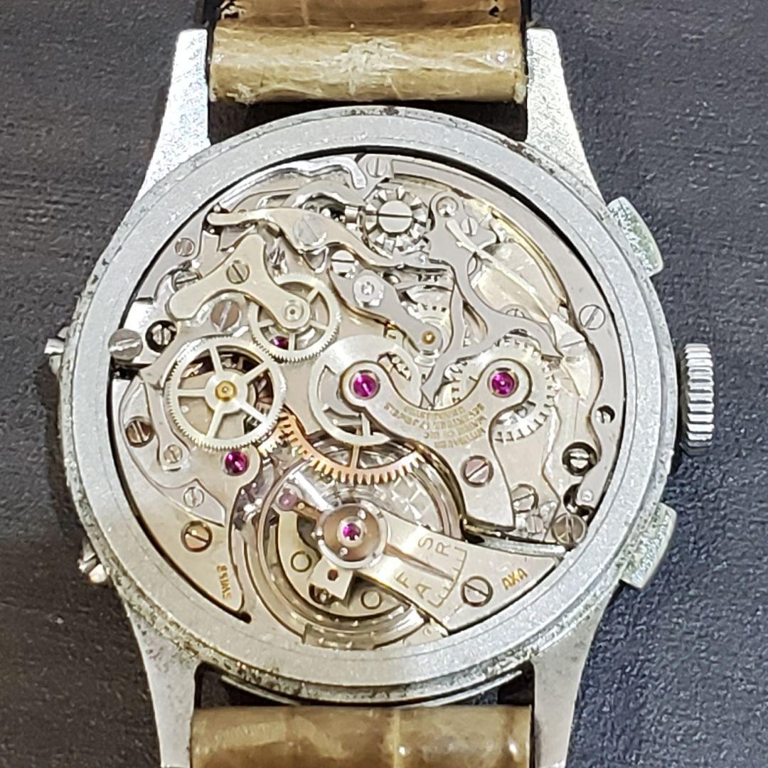 Wittnauer 50s Triple Date Chronograph Vintage Rare Working Watch image 9