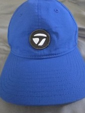 TaylorMade Radar Golf Hat Blue Adjustable Str...
