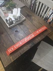 COCA-COLA ICE COLD IN BOTTLES VINTAGE STYLE METAL SIGN
