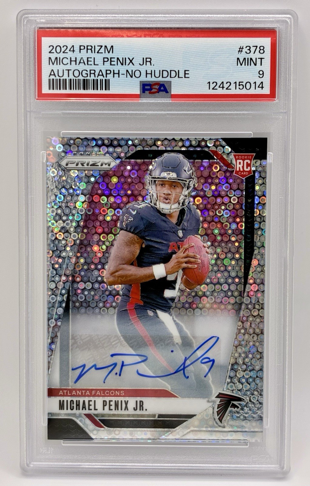 2024 Panini Prizm - Rookies Michael Penix Jr. #378 Disco Autograph
