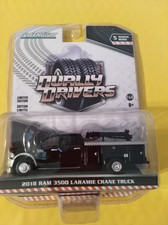 Greenlight Dodge Ram 3500 Pick-up Laramie Crane 2018 1:64 46050B