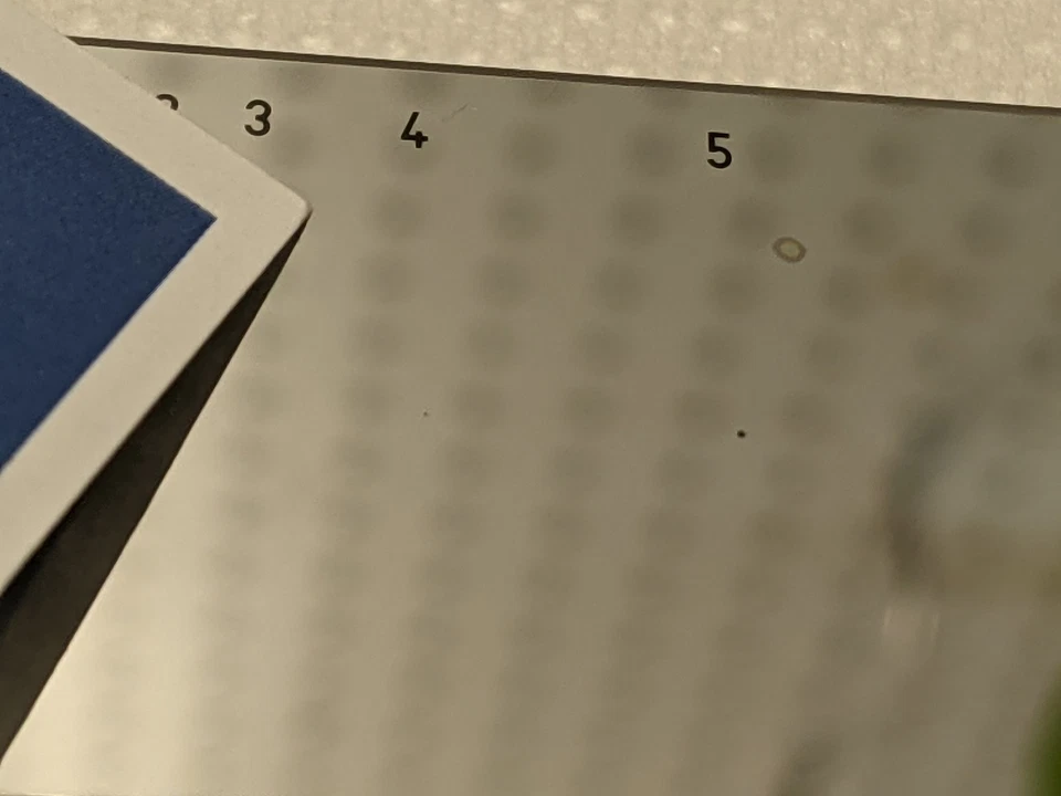 Leitz Wetzlar Quarz Chrom Loch Kalibrier Absehen Platte 060-680-090-000 - Bild 4 von 4