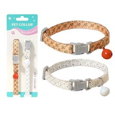 Lot de 2 colliers pour chat, avec clochette, réglable, accessoire personnalis...