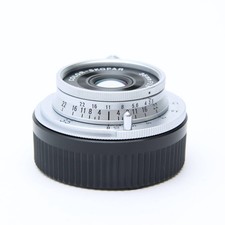 Voigtlander COLOR-SKOPAR 35mm F/3.5 VM Silver for Leica M -Near Mint- 280