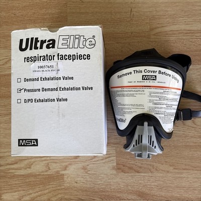 MSA Ultra  Elite  Respirator  Face Piece Black  Size : SMALL 10037651