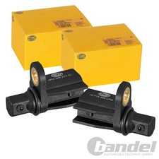 2X HELLA ABS-SENSOR RADDREHZAHL BEIDSEITIG passend für FORD C-MAX FOCUS GALAXY G