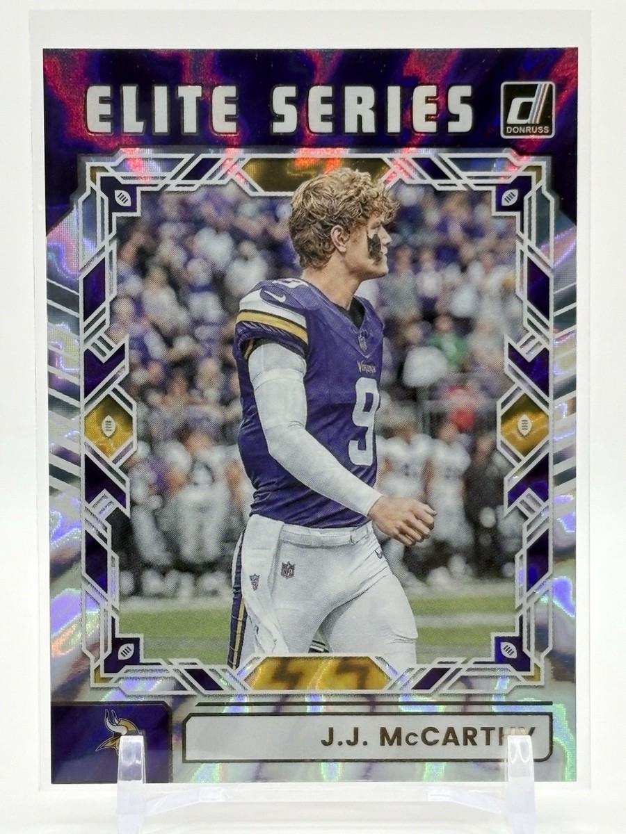 2025 Panini Donruss J.J. MCCARTHY Elite Series #TES-JMC Minnesota