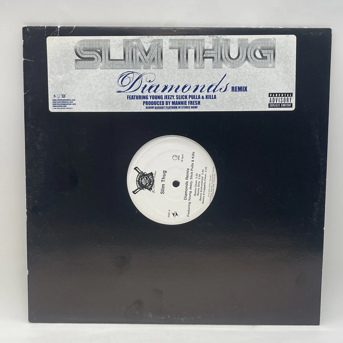 Rap & Hip-Hop Single Southern 33 RPM Speed Vinyl Records for sale
