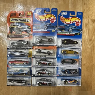 Hot Wheels Lot of 15 Luxury Cars 1992 - 2010 Lincoln - Porsche - Bugatti - Lambo - Image 1 of 4