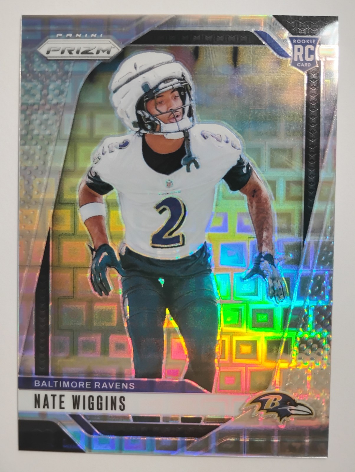2024 Panini Prizm - Rookies Pandora Prizm #380 Nate Wiggins /400 (RC)