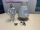 VINTAGE HASBRO 1967  GIJOE Space Capsule, Space Suit, Gear And 1964 Doll.