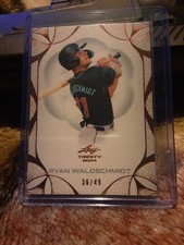 2024 Leaf Trinity Ryan Waldschmidt #165 Bronze 36/49  (RC)