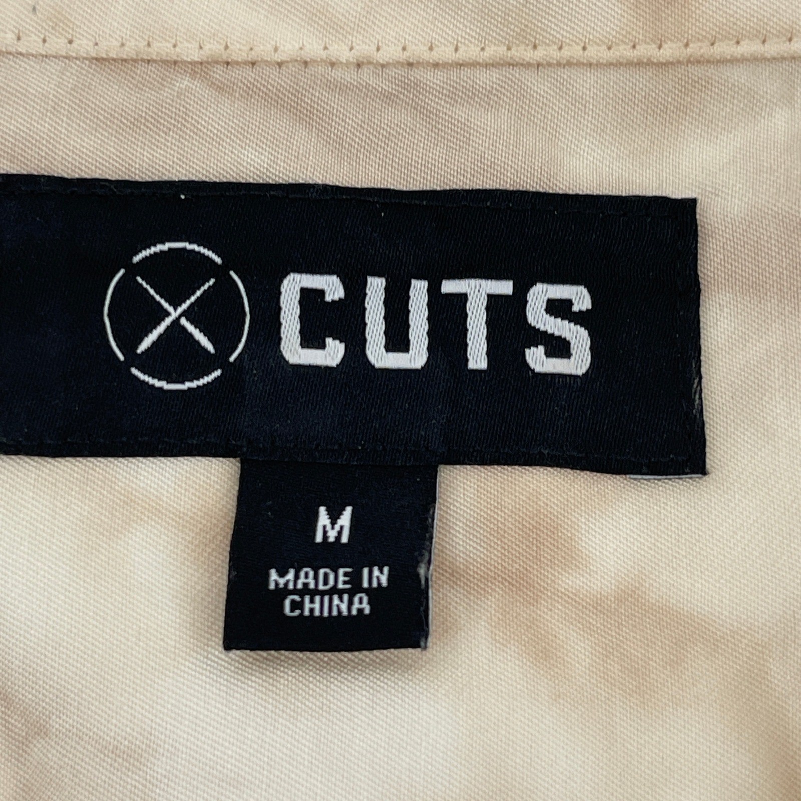 Cuts Hyperloop Tie Dye Short Sleeve Button Up Shi… - image 4