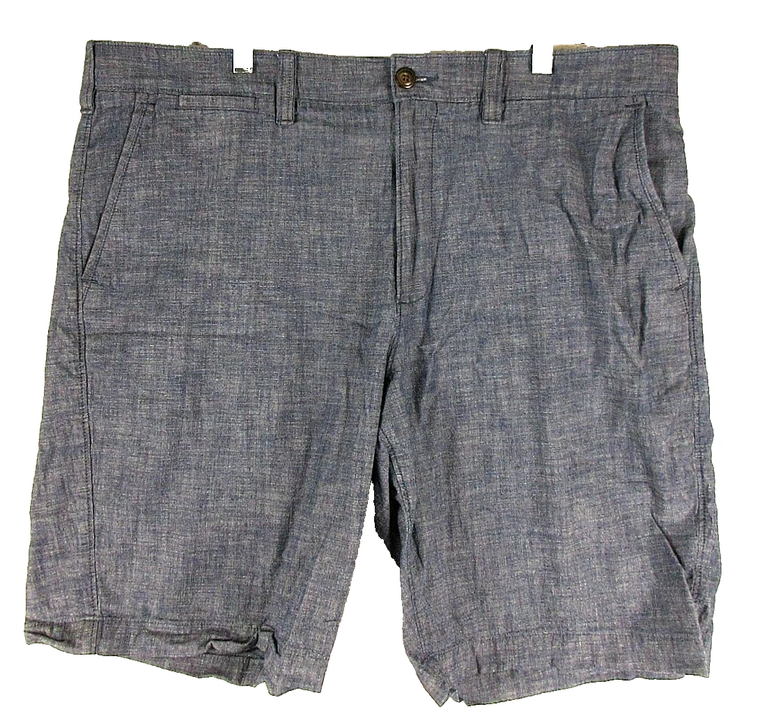 Short Chino Homme Sonoma Life+Style – Neuf Taille 38 – Bleu Clair à Rayures Blanches