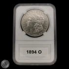 1894-O US Morgan Silver Dollar $1 VF (Cleaned) Uncertified Raw Coin -E385