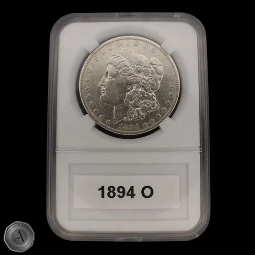 1894-O US Morgan Silver Dollar $1 VF (Cleaned) Uncertified Raw Coin -E385