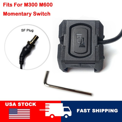 #ad Tactical Remote Pressure Switch Mod Button Fit M300 M600 Flashlight for SF Plug $18.99