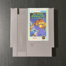 Alpha Mission (Nintendo Entertainment System, 1987) - Authentic - Cart Only