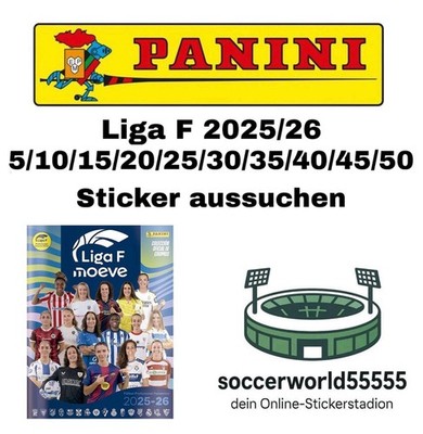 Panini Liga F 2025/26 - 5-50 Sticker aussuchen