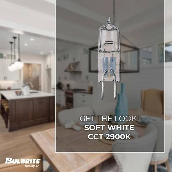 20-Watt Soft White T3 (G9) Bi-Pin Screw Base Dimmable Mini Light Bulb - Image 3 of 3