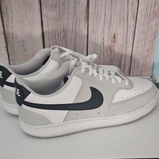Nike Court Vision Lo Mens Low Top Grey Fog/Wh...