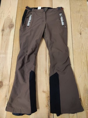 NAPAPIJRI SKIHOSE MITTELBRAUN WASSERDICHT DAMEN SCHNEEHOSE GETAPTE NAHT