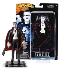 BendyFigs The Noble Collection Universal Monsters Dracula 7" Figure NIP