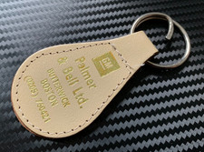 VINTAGE GM VAUXHALL BEDFORD OPEL MAIN DEALERSHIP KEYRING KEY FOB - BOSTON