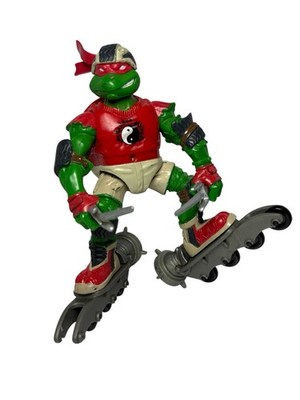 2003 Raphael Extreme Sports Skatin' TMNT With Rollarblades Used