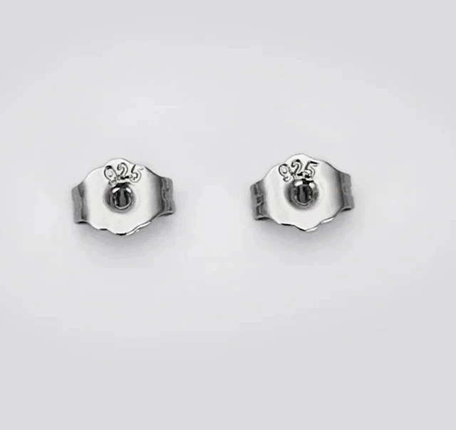 3Ct Princess Cut Lab Created Diamond 14K White Gold Plated Women's Stud Earrings - Image 2 of 4
