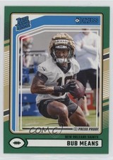 2024 Panini Donruss Rated Rookie Green Press Proof Bub Means #362 14ql