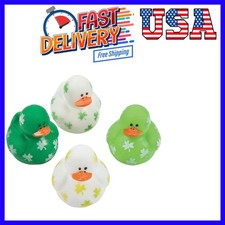 Mini St. Patrick's Day Shamrock Rubber Ducks