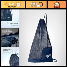 Ventilator Mesh Drawstring Equipment Bag for Swim Gear, Sports Travel