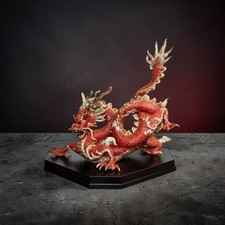 ​Lladro Great Dragon (Red) Monumental High Porcelain Limited Edition 01001933